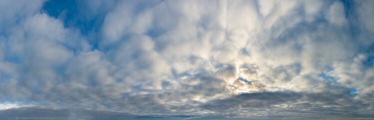 Fantastic clouds at sunrise