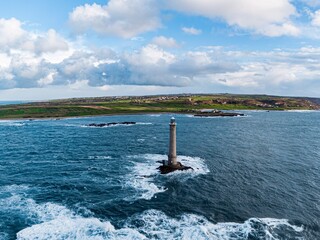 The lighthouse of Goury during the day