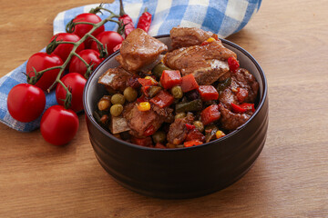 Roasted pork with oyster sauce