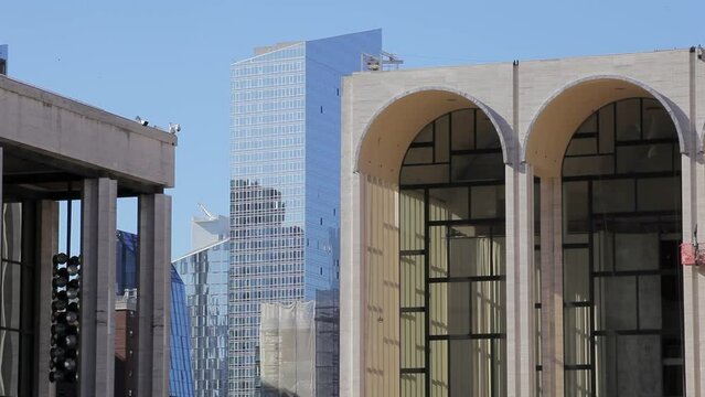 A Close Up Of Lincoln Center.