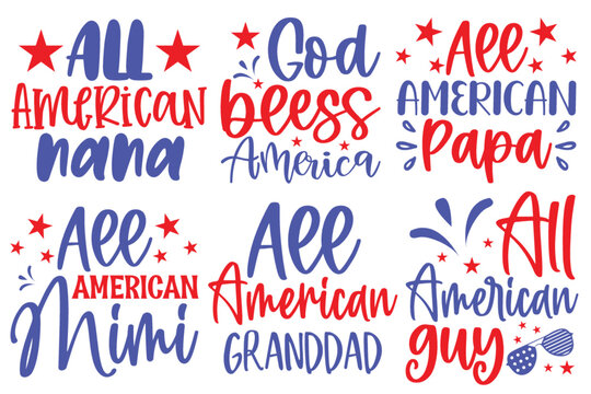 4th of july Svg Design Dundle 