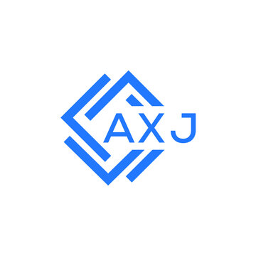 AXJ technology letter logo design on white  background. AXJ creative initials technology letter logo concept. AXJ technology letter design.