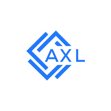AXL technology letter logo design on white  background. AXL creative initials technology letter logo concept. AXL technology letter design.