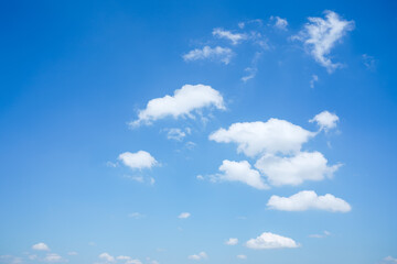typical blue sky and clouds background