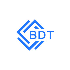 BDT technology letter logo design on white  background. BDT creative initials technology letter logo concept. BDT technology letter design.