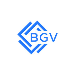 BGV technology letter logo design on white  background. BGV creative initials technology letter logo concept. BGV technology letter design.