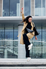 Obraz premium woman in the city