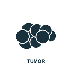 Tumor icon. Monochrome simple Deseases icon for templates, web design and infographics