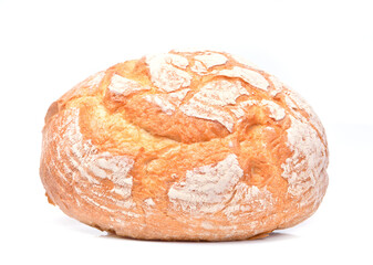 Bread on a white background