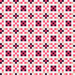 Fototapeta premium Abstract Cross Pattern generative computational art illustration