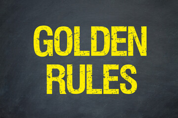 Golden Rules - obrazy, fototapety, plakaty
