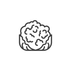 Cauliflower line icon