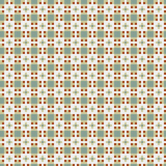 Fototapeta premium Abstract Cross Pattern generative computational art illustration