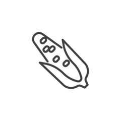 Corn line icon