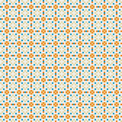 Abstract Cross Pattern generative computational art illustration