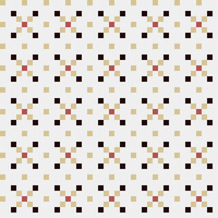 Fototapeta premium Abstract Cross Pattern generative computational art illustration