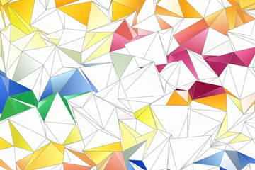 Fototapeta na wymiar Colorful geometric abstract background. 3d vector.