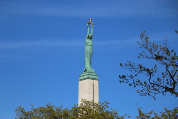 Old Riga Statue of Liberty