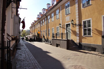 Obraz premium narrow street in the old town