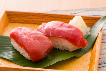 お寿司~鮪の中トロ