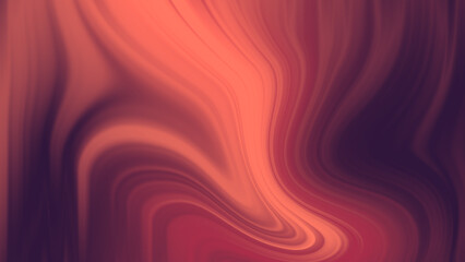 Fluid vibrant gradient of purple pink coral colors with smooth movement in the frame vertical with copy space. Abstract lines background concept