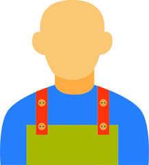 illustration of worker person 