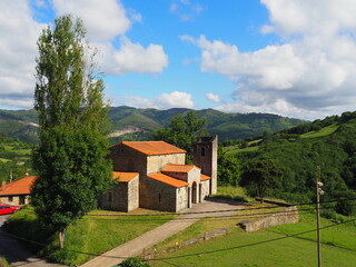 Bendones, municipio asturiano en plena naturaleza, cerca de Oviedo. España.