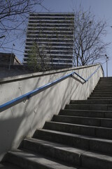 Stairs in an urban environment