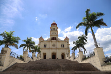 Fototapeta na wymiar Basilica De La Virgen De La Caridad del Cobre near Santiago de Cuba