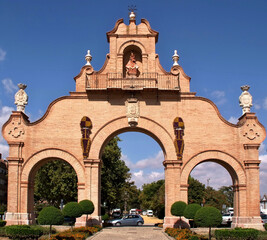 Fototapeta na wymiar Triumph arch in Antequera, Malaga - Spain 