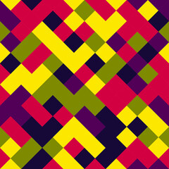 The background is seamless, creative, bright, abstract from a palette of complementary colors.