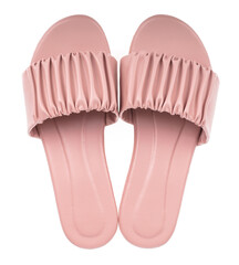 woman sandals isolated on white background.