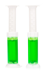 Set of Bathroom Toilet Gel Potent Deodorant isolated on white background