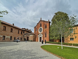 Fototapeta premium L'Abbazia di Viboldone - Milano