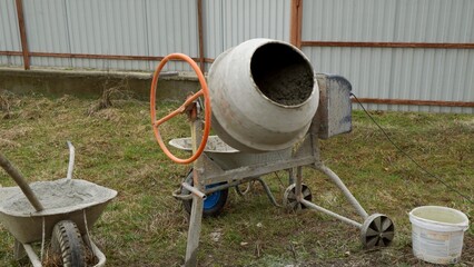 Small concrete mixer