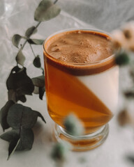 panacota with orange