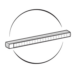 Elektriker Werkzeuge - Outline Drehmomentschlüssel