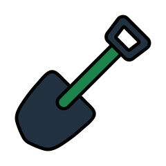 Icon Of Camping Shovel