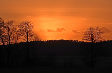 zach&oacute;d słońca
