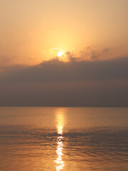 Fototapeta premium sunset over the sea