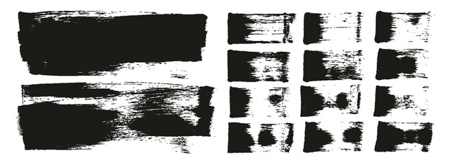 Flat Sponge Regular Artist Brush Long Background & Straight Lines Mix High Detail Abstract Vector Background Mix Set 