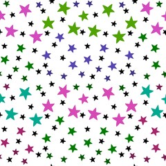 Fototapeta na wymiar Kids seamless stars pattern for fabrics and textiles and packaging and gifts and wrapping paper and hobbies
