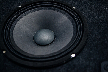 loud speaker close up