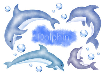 Tropical fish cartoon icon. Hand drawn Isolated cartoon icon aquarium animals. Illustration Marine fish on white background.