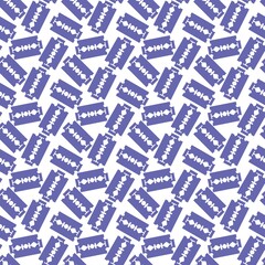 Halloween seamless razor pattern for wallpaper and packaging and gifts and cards and linens and fabrics