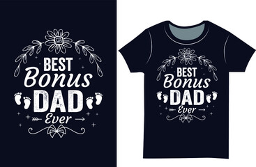 Dad Svg t-shirt design. Father's day typography t shirt design for the gift.  T-shirt for the gift.