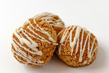 cookie choux on a white background