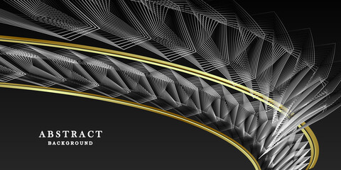 Luxury black silver background vector design © indah