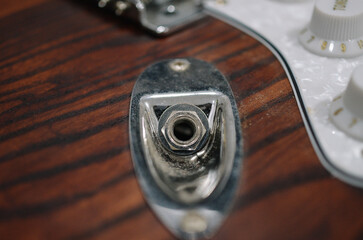 electric guitar close up