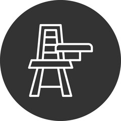 Desk Chair Icon 